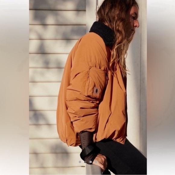 FP Movement Free People NWT Outpost Bomber Jacket Size XL in Bright Cedar
Combo - Picture 5 of 11
